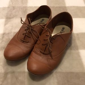 Lower East Side Faux-Leather Oxford Loafers